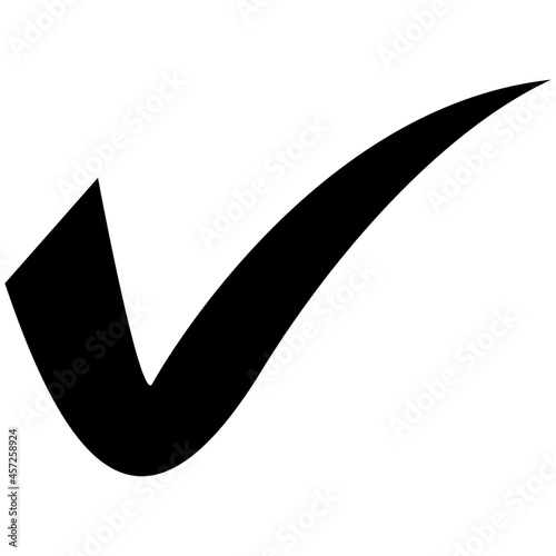 Check icon on white background