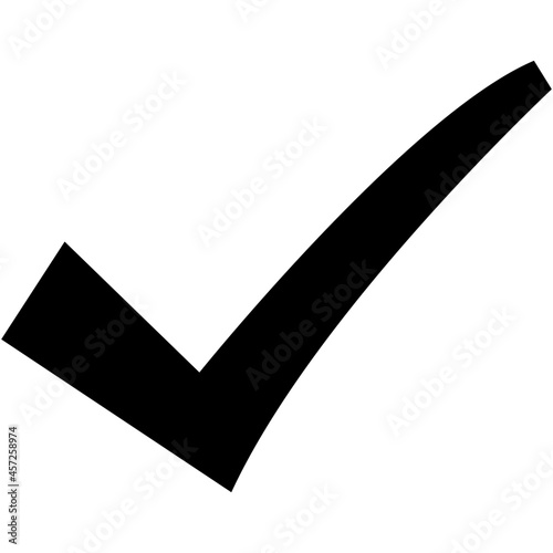 Check icon on white background