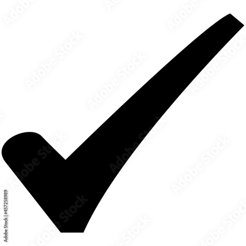 Check icon on white background