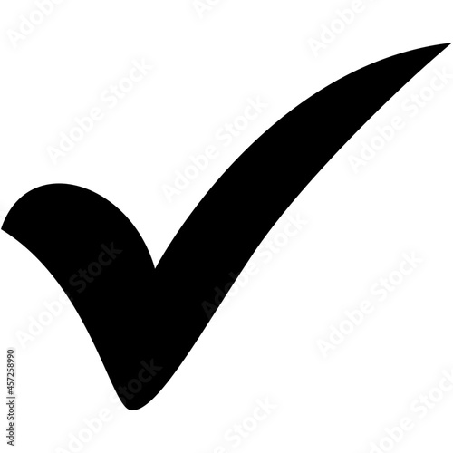 Check icon on white background