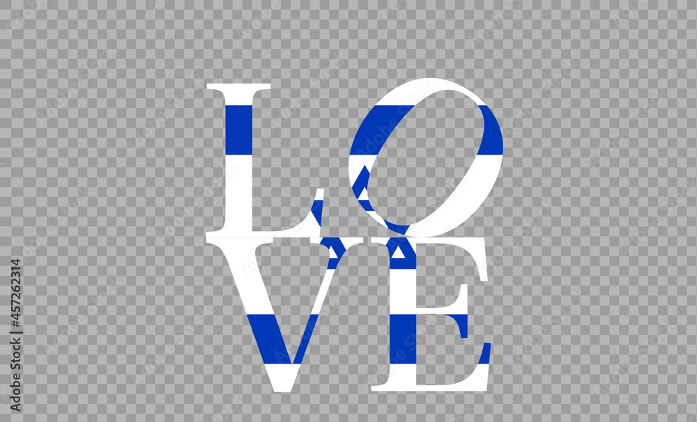 Israel flag with love text isolated gray background,Symbols of Israel, template for banner,card,advertising ,promote, TV commercial, ads, web design,poster, vector illustration Israel flag with love text isolated gray background,Symbols of Israel, template for banner,card,advertising ,promote, TV commercial, ads, web design,poster, vector illustration
