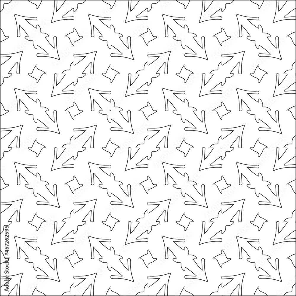 Vector pattern with symmetrical elements . Repeating geometric tiles from striped elements. black patterns. Vector pattern with symmetrical elements . Repeating geometric tiles from striped elements. black patterns.