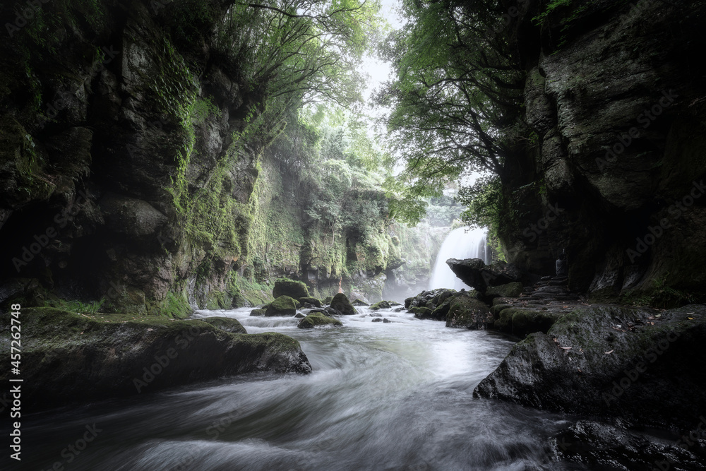 Obraz premium 黄牛の滝