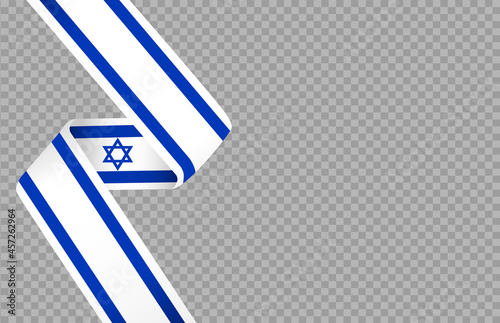 Waving flag of Israel isolated  on png or transparent  background,Symbol of Israel,template for banner,card,advertising ,promote, vector illustration top gold medal sport winner country
