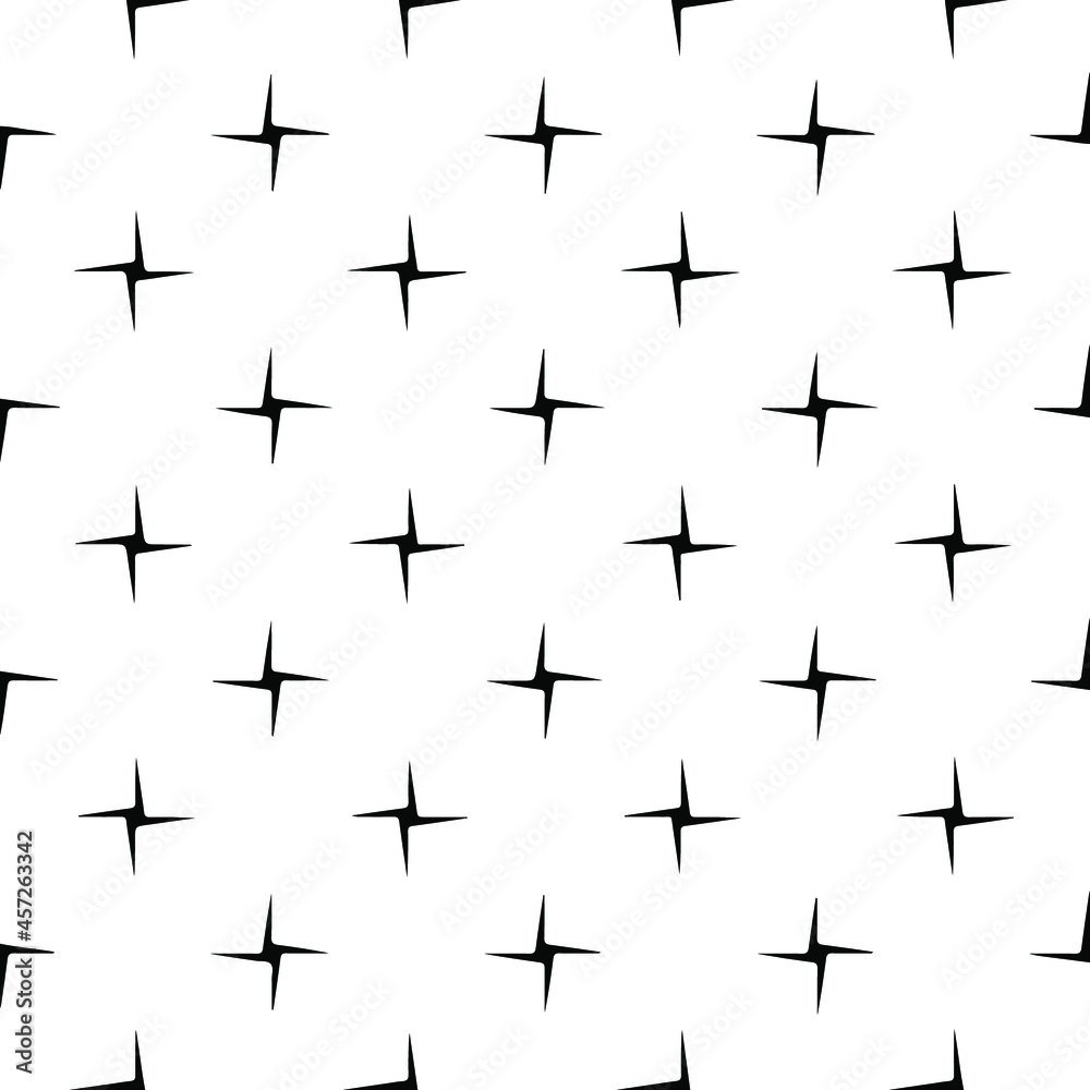 : Seamless vector pattern in geometric ornamental style. Black pattern. : Seamless vector pattern in geometric ornamental style. Black pattern.
