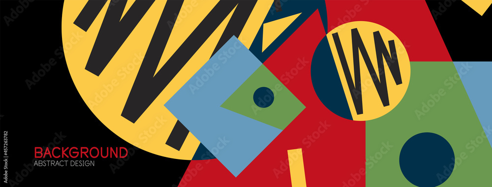 Abstract background with blocks, lines, geometric shapes. Techno or business concept for wallpaper, banner, background, landing page Abstract background with blocks, lines, geometric shapes. Techno or business concept for wallpaper, banner, background, landing page