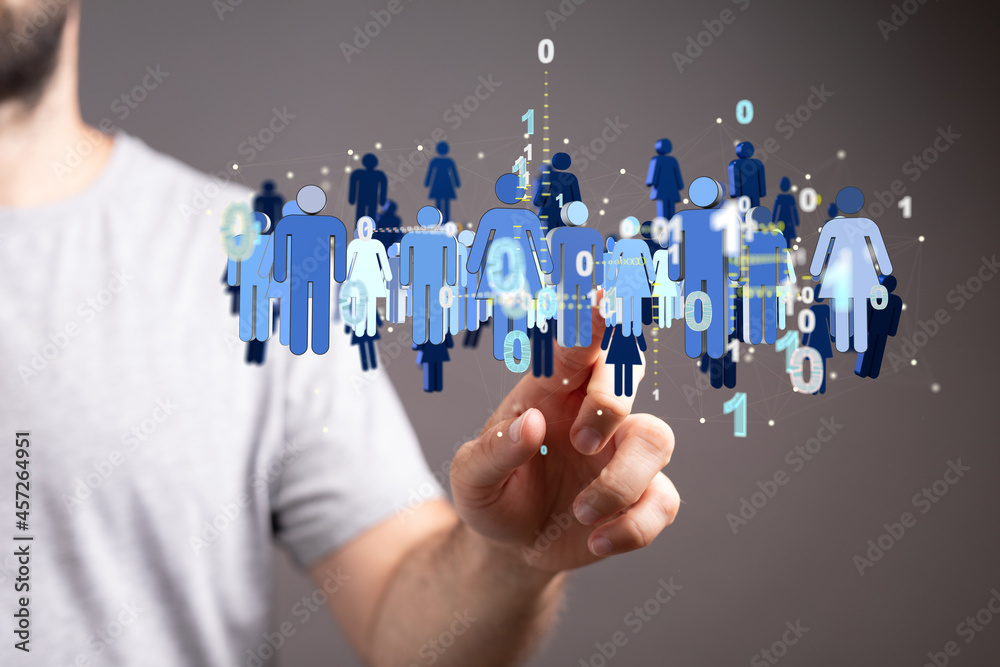 HR - Human resources management and recruitment concept HR - Human resources management and recruitment concept