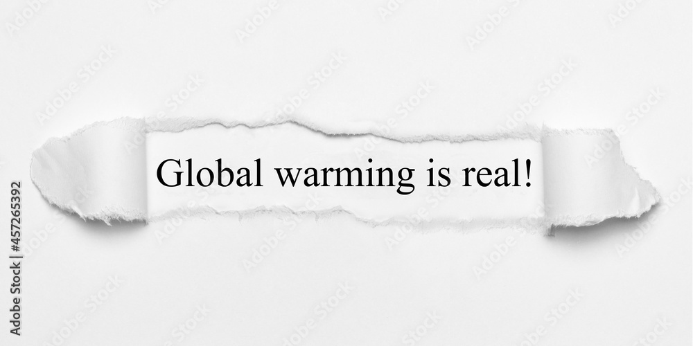 Obraz premium Global warming is real!