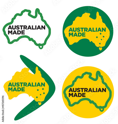 australian made in australia logos