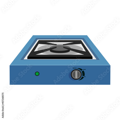 Camping stove vector cartoon icon. Vector illustration furnace travel on white background. Isolated cartoon illustration icon of camping stove .