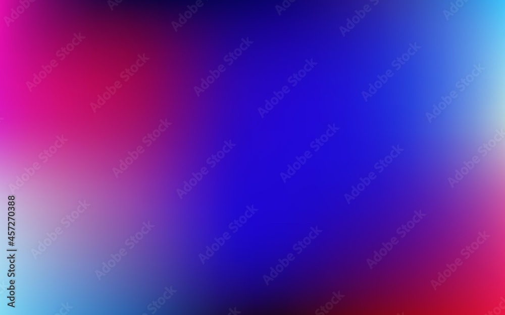 Dark pink, blue vector gradient blur template.