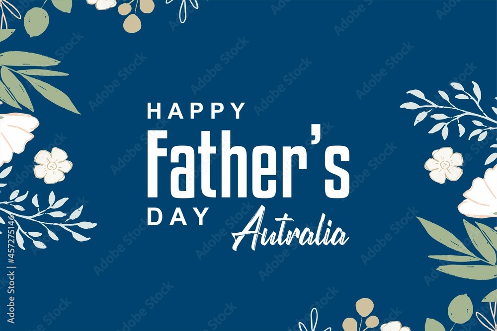 Obraz premium Father Day. Holiday concept. Template for background, banner, card, poster with text inscription. Vector EPS10 illustration