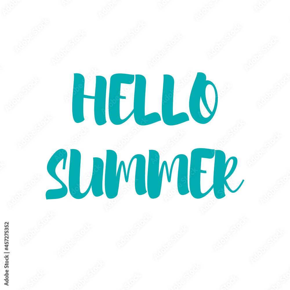 Cute hand drawn summer lettering. illustration. Cute hand drawn summer lettering. illustration.