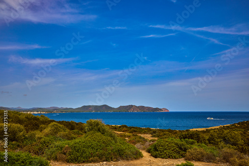 Beautiful landscape with a sea shore on the island of Palma De Mallorca.