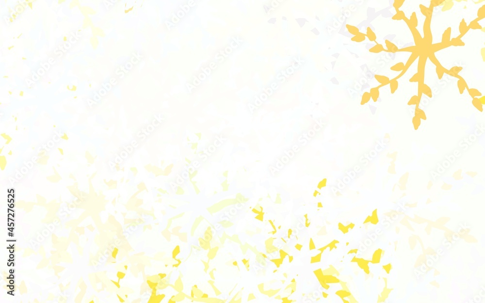 Light Green, Yellow vector pattern with random forms. Light Green, Yellow vector pattern with random forms.