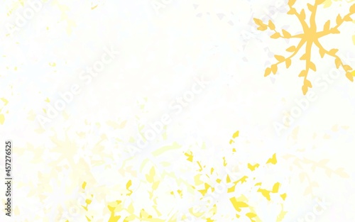 Light Green, Yellow vector pattern with random forms.