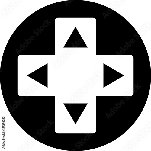 controller icon on white background