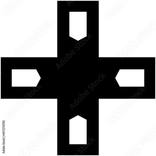 controller icon on white background
