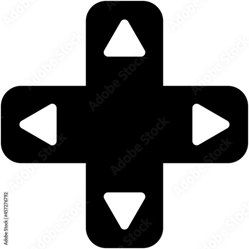 controller icon on white background
