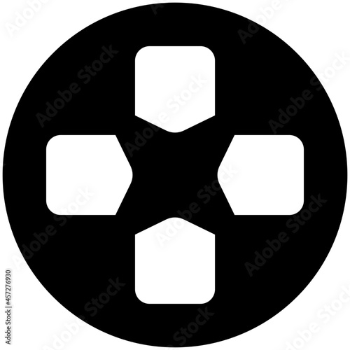 controller icon on white background