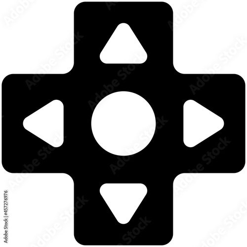 controller icon on white background