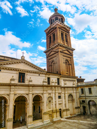 Basilica palatina di Santa Barbara inside the Castello di San Giorgio 1390_1406, build on order of Francesco I Gonzaga after Projects by Bartolino di Novara, in the late 1450s became the residence of 