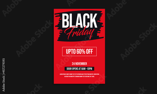 Black Friday Flyer design template