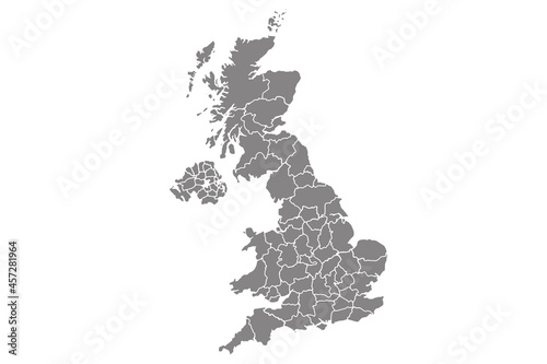 united kingdom map Vector EPS.10