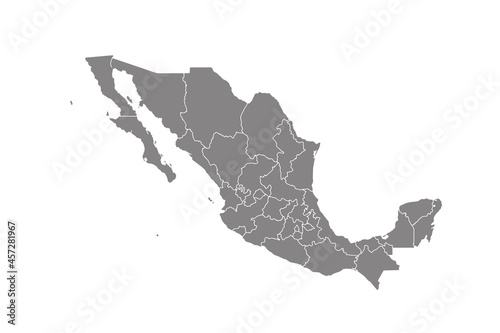 Mexico map Vector EPS.10