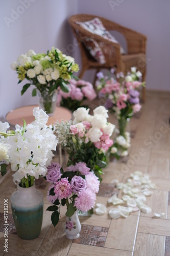 Wallpaper Mural bouquet of flowers in a vase Torontodigital.ca