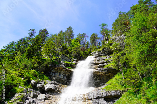 Häselgehr waterfall in Tyrol, Austria.