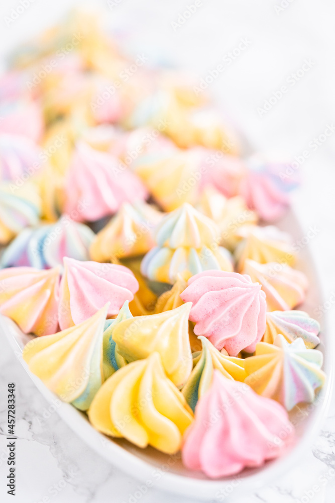 Unicorn meringue cookies Unicorn meringue cookies