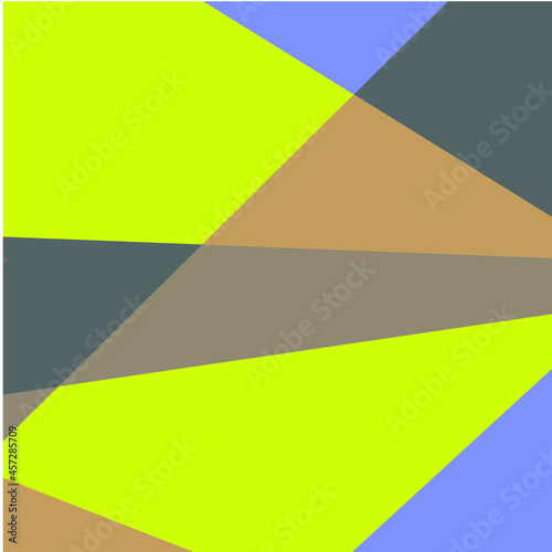 yellow geometric shapes background