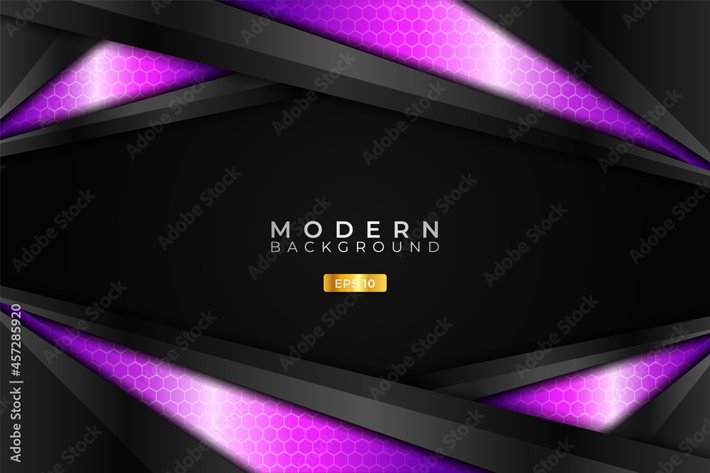 Modern Background Technology Realistic Glossy Diagonal Metallic Purple and Dark Modern Background Technology Realistic Glossy Diagonal Metallic Purple and Dark