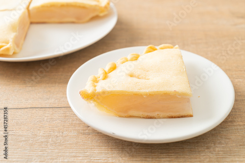 Toddy palm pies on plate