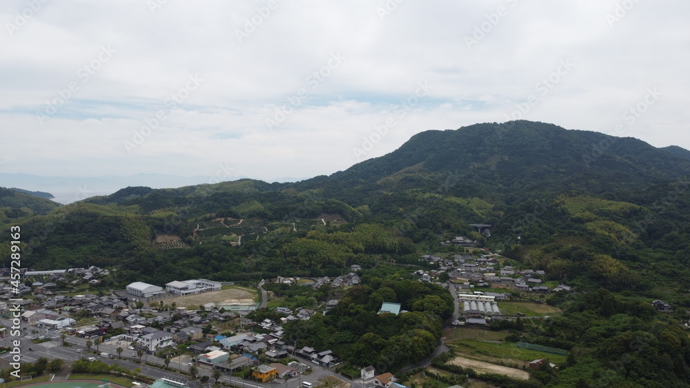 Fototapeta premium 山口県の自然と町並み！ニホンの暮らし