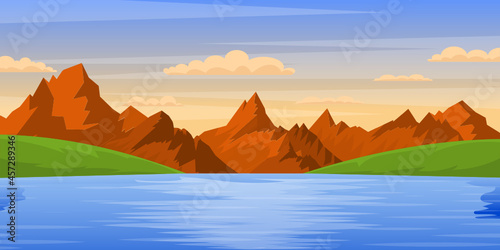 Mountains Background 

