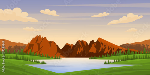 Mountains Background 

