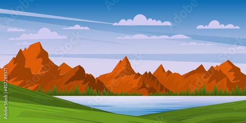 Mountains Background 

