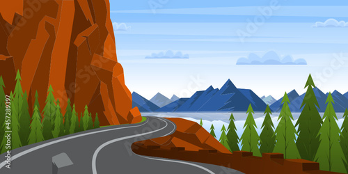 Mountains Background 

