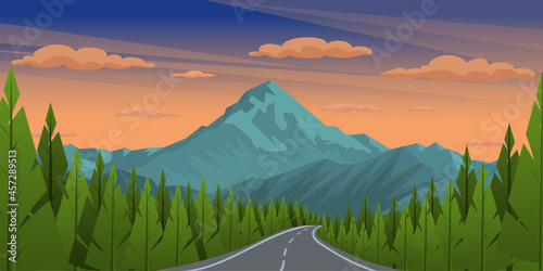 Mountains Background 

