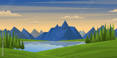 Mountains Background 

