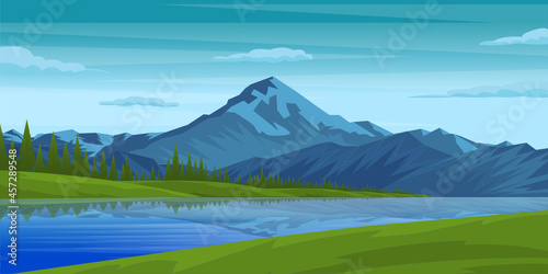 Mountains Background 

