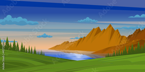 Mountains Background 

