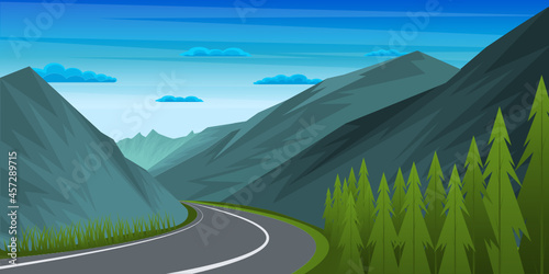 Mountains Background 

