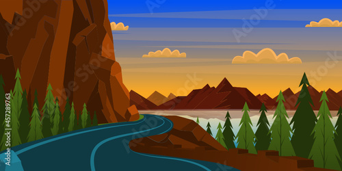 Mountains Background 

