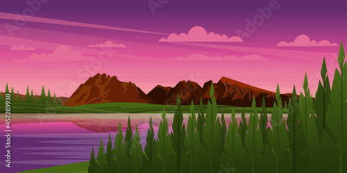 Mountains Background 

