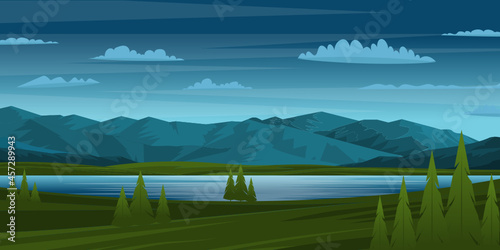 Mountains Background 

