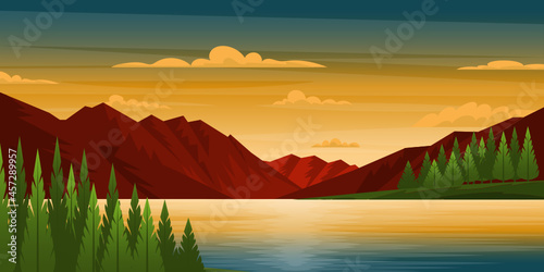 Mountains Background 

