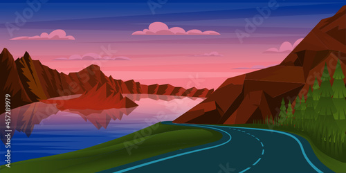 Mountains Background 

